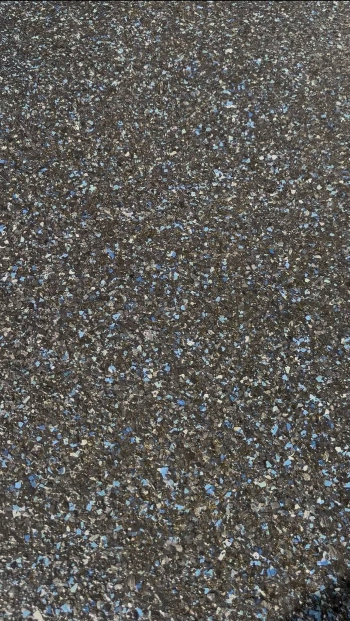 Gallery photos for Custom Blue Spec Flake Epoxy Garage Floor in Antelope: Image #3
