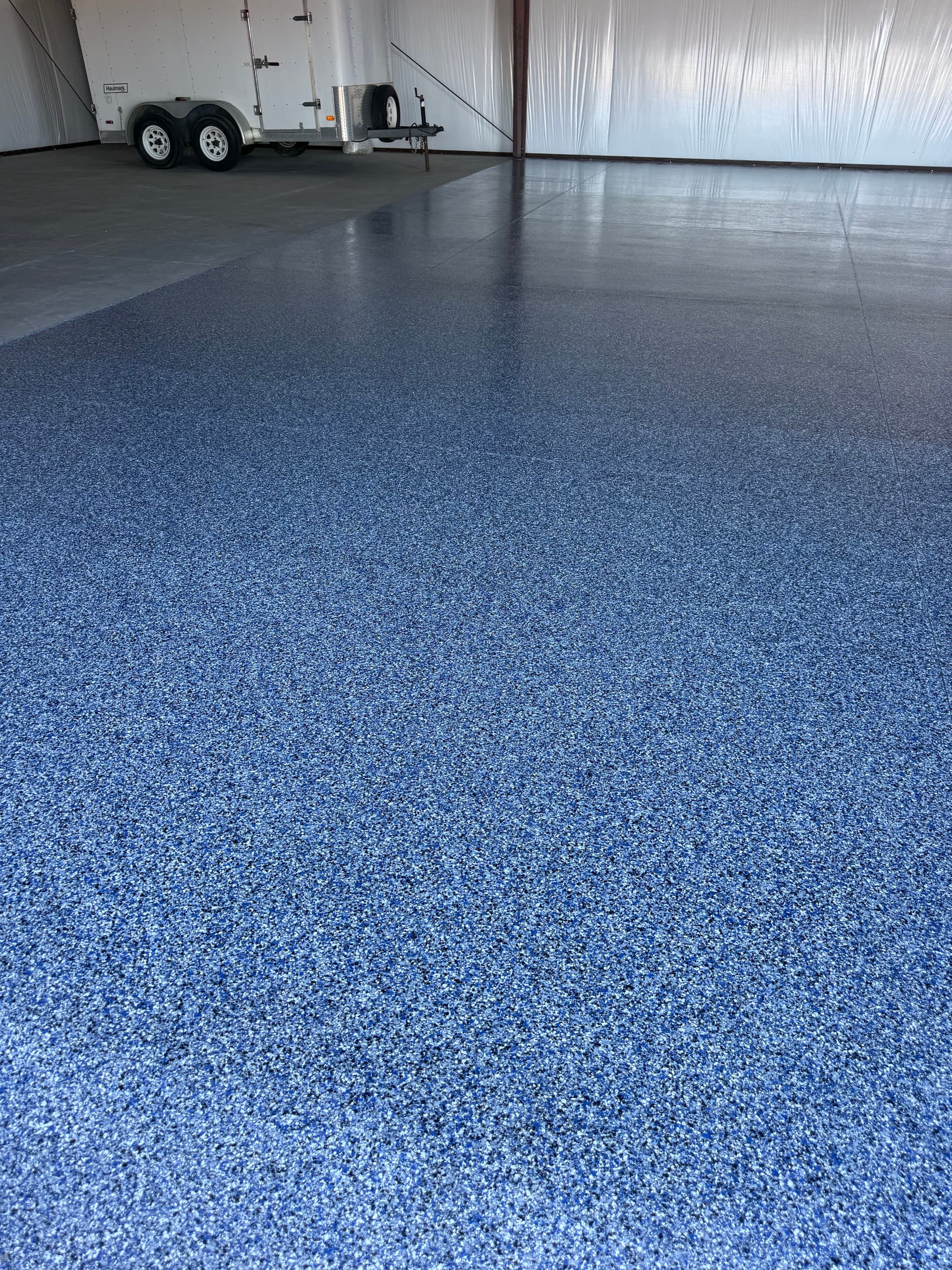 Gallery photos for Lodi Shop Floor Coating with Orbit Blend Flake Epoxy: Image #2