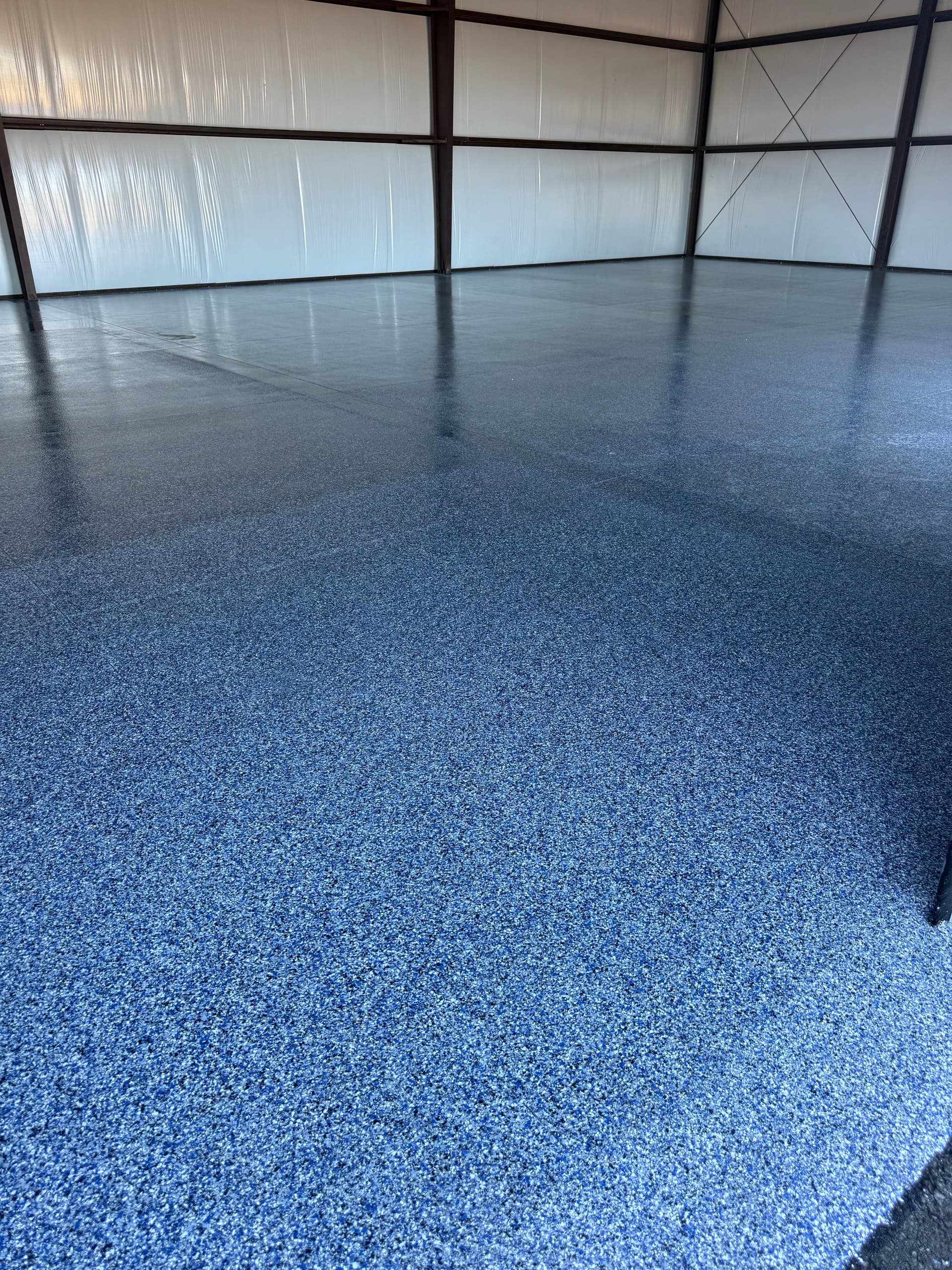 Gallery photos for Lodi Shop Floor Coating with Orbit Blend Flake Epoxy: Image #1