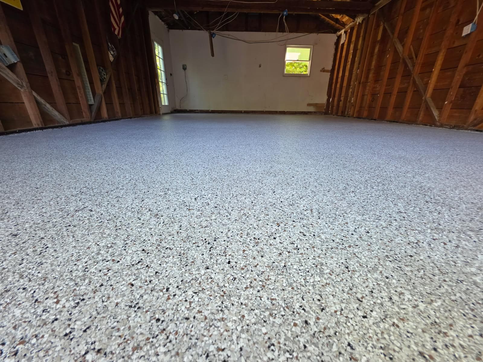 Gallery photos for Flake Epoxy Garage Floor Coating in Land Park Sacramento: Image #2